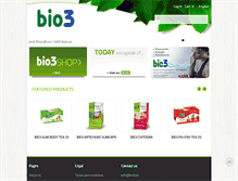 Tablet Screenshot of bio3.es